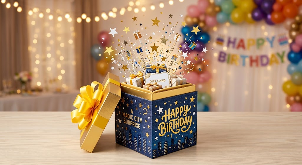 Magic City Birthday Surprise Gift Box